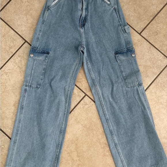 Playboy Denim Cargo Pants - Picture 1 of 3